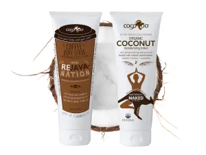 Total ReJAVAnation Coffee Scrub & Naturally Naked Coconut Oil Moisturizer