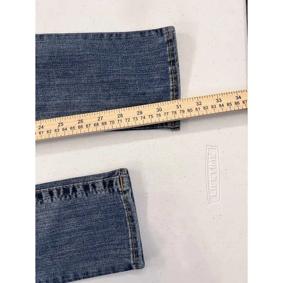 True Religion Womens Stella Skinny Low Rise Stretch Blue Denim Jeans 26 MSRP 199