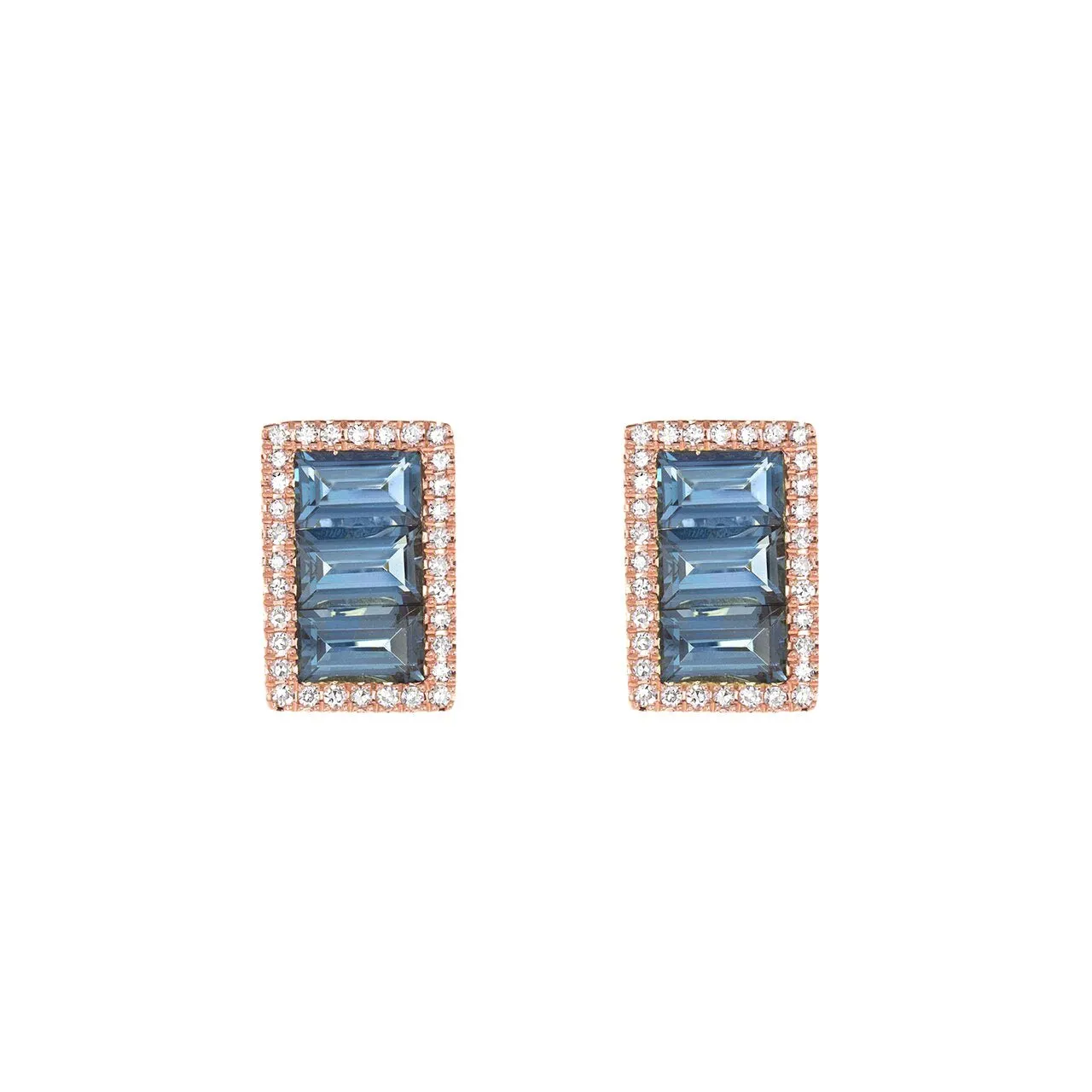 Truth Earrings London Blue Topaz