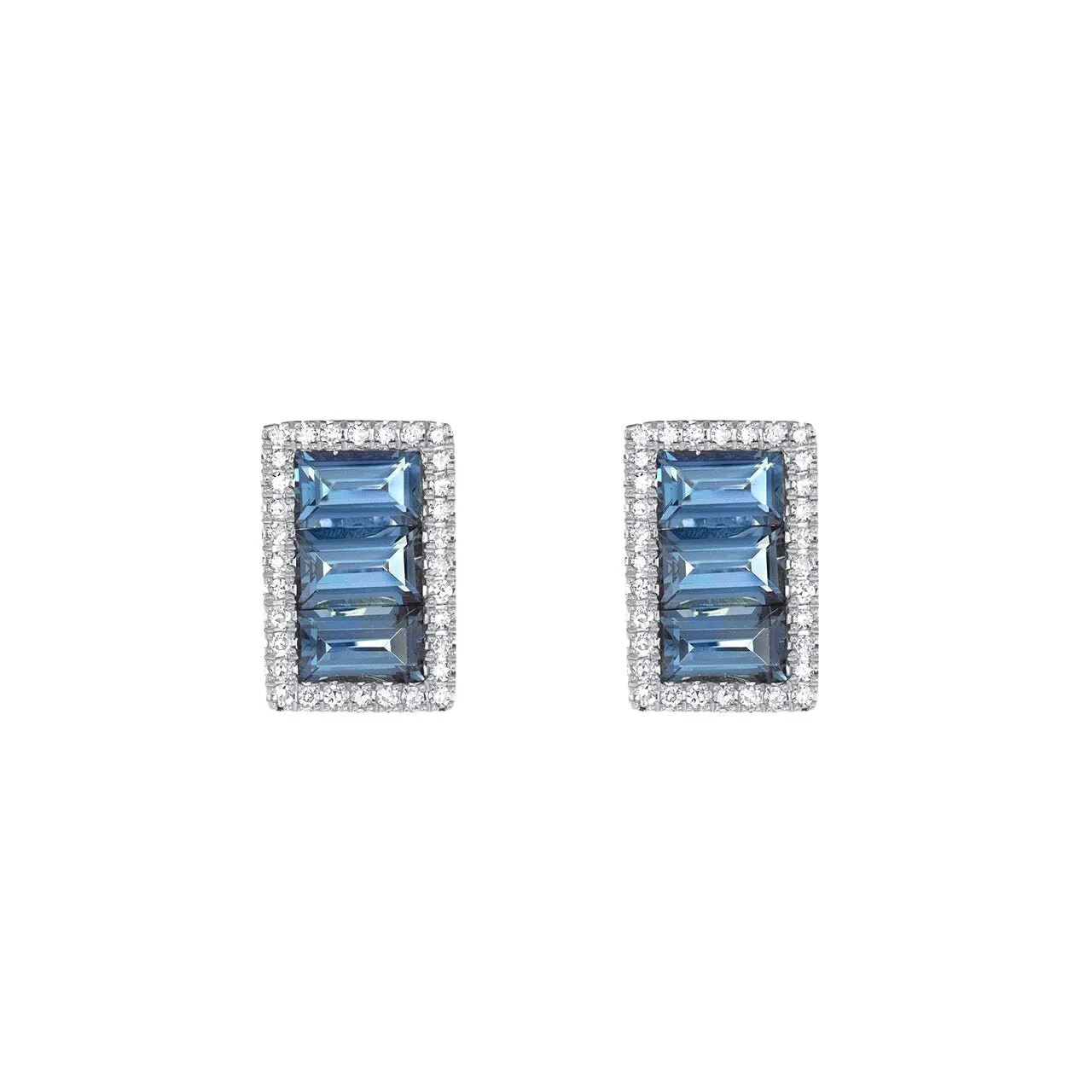 Truth Earrings London Blue Topaz