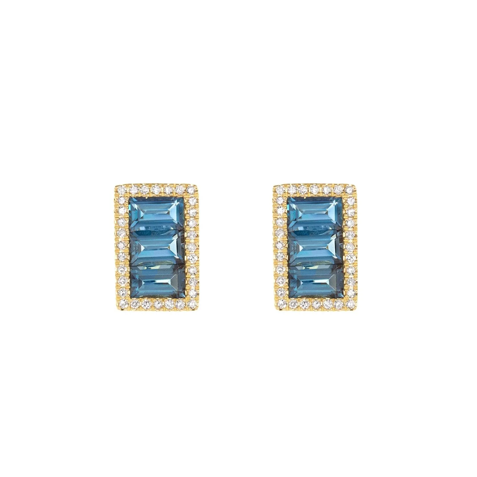 Truth Earrings London Blue Topaz