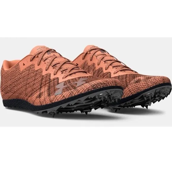 Under Armour Hovr Shakedown Dark Sky Distance Track Spike Cleats 3026064-001 NEW