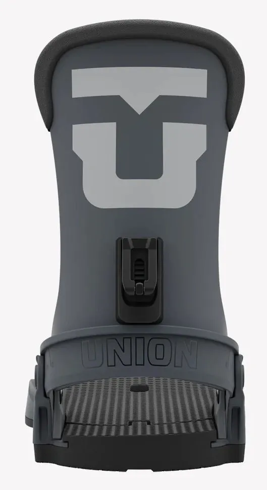 Union Force Mens Snowboard Bindings (Team High Back) Charcoal Grey