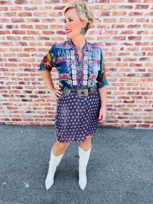 Vember Burnout Gweneth Dress