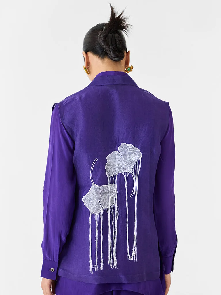 Violet Organza Jacket