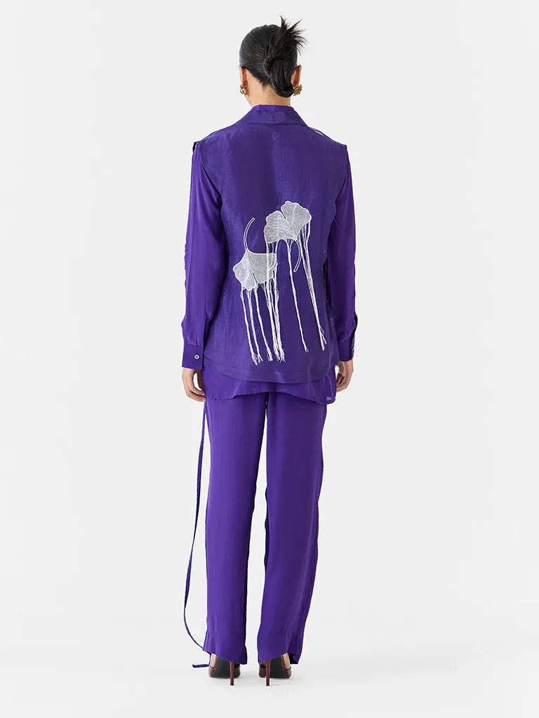 Violet Organza Jacket