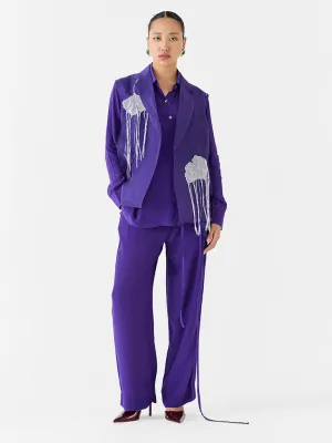 Violet Organza Jacket