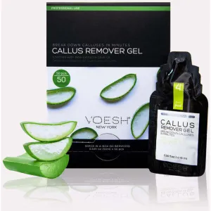 Voesh Deluxe Pedicure Callus Remover Gel / 10 grams - 0.35 oz. Each - Case of 50 Single Use Packs by Voesh of New York