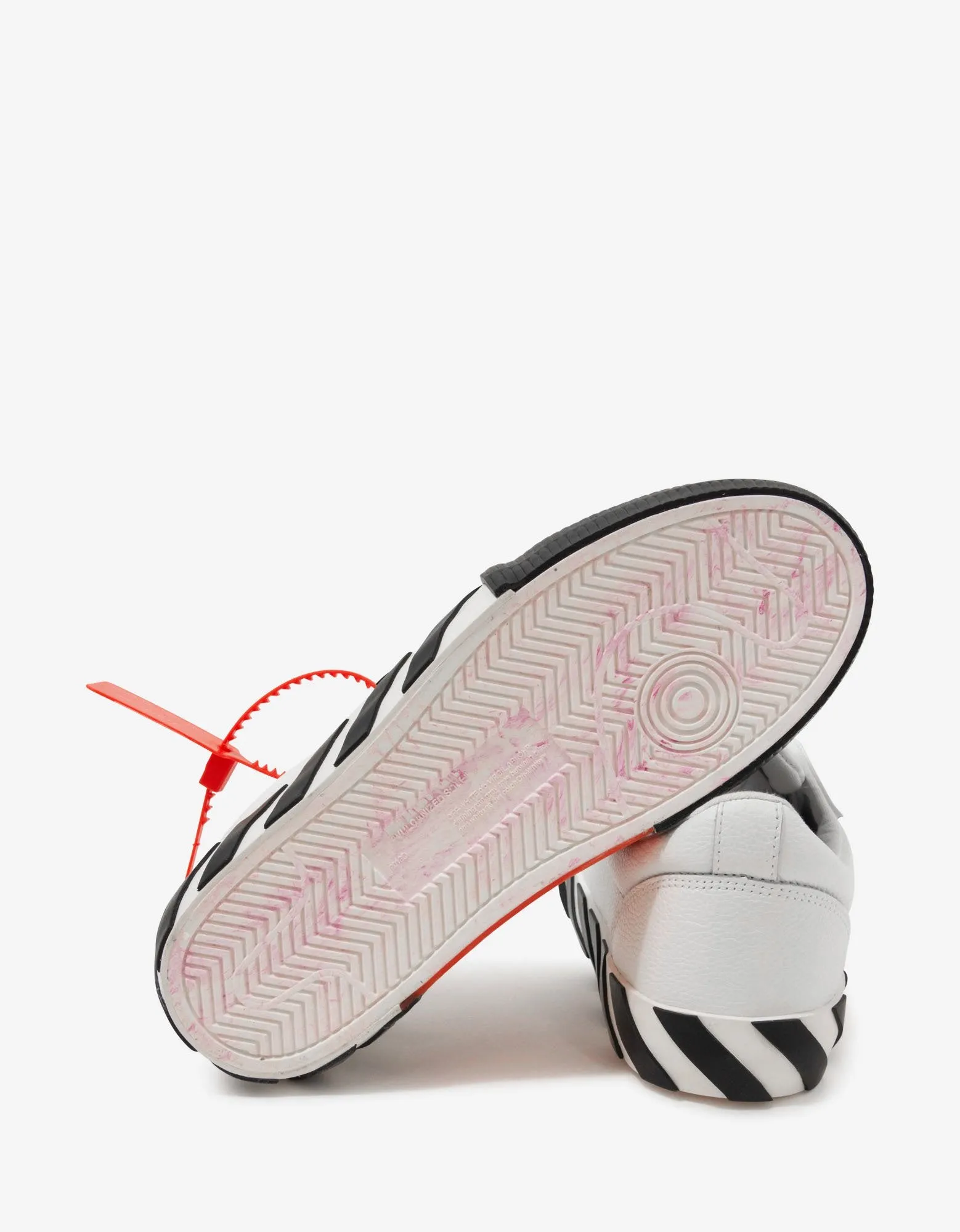 White Leather Low Vulcanized Trainers