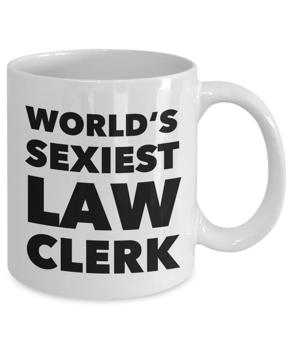 World's Sexiest Law Clerk Mug Gifts Ceramic Coffee Cup