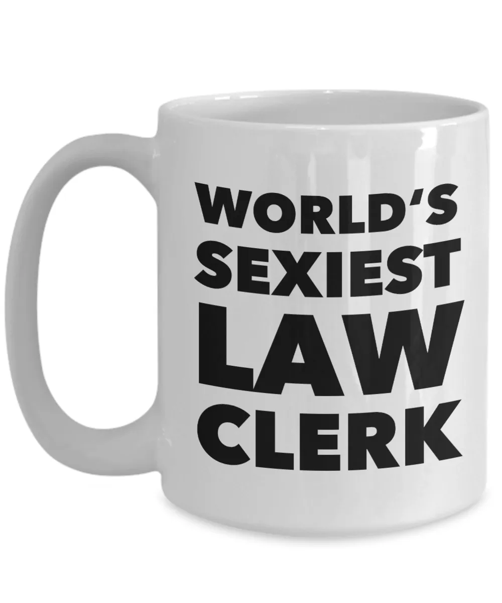 World's Sexiest Law Clerk Mug Gifts Ceramic Coffee Cup