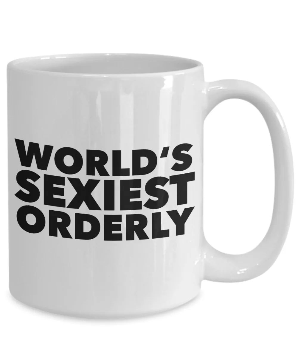 World's Sexiest Orderly Mug Gift Ceramic Coffee Cup