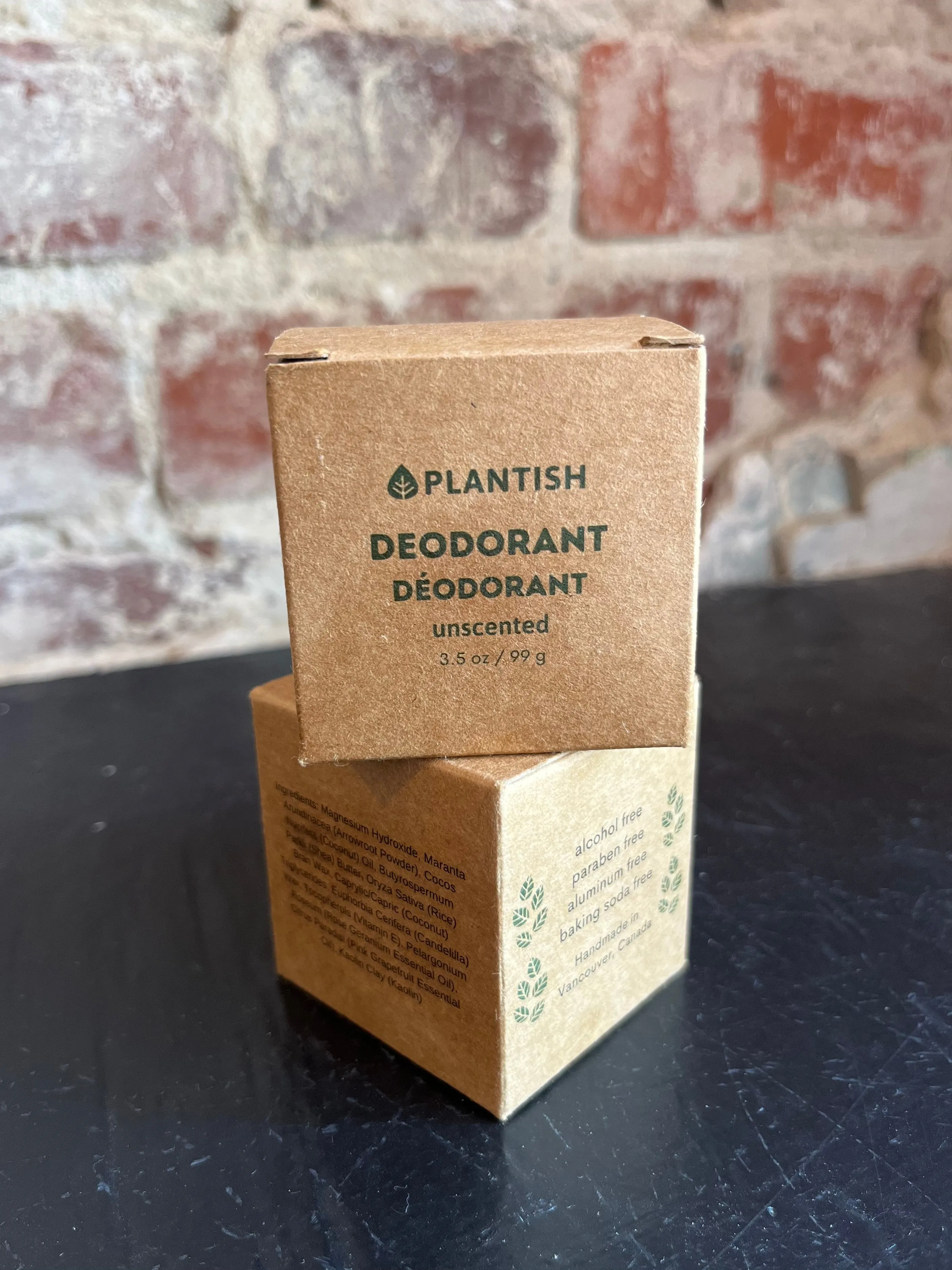 Zero Waste Deodorant Bar- Unscented
